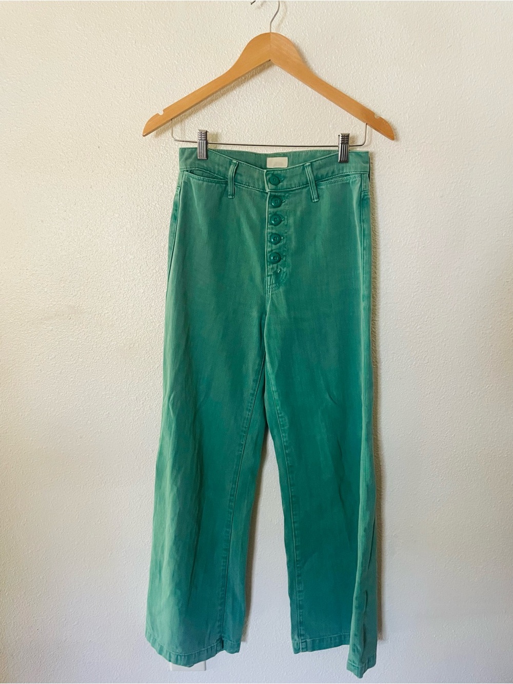Mother The Pixie Swooner Roller Flood Shootin The Breeze Pants Size 26